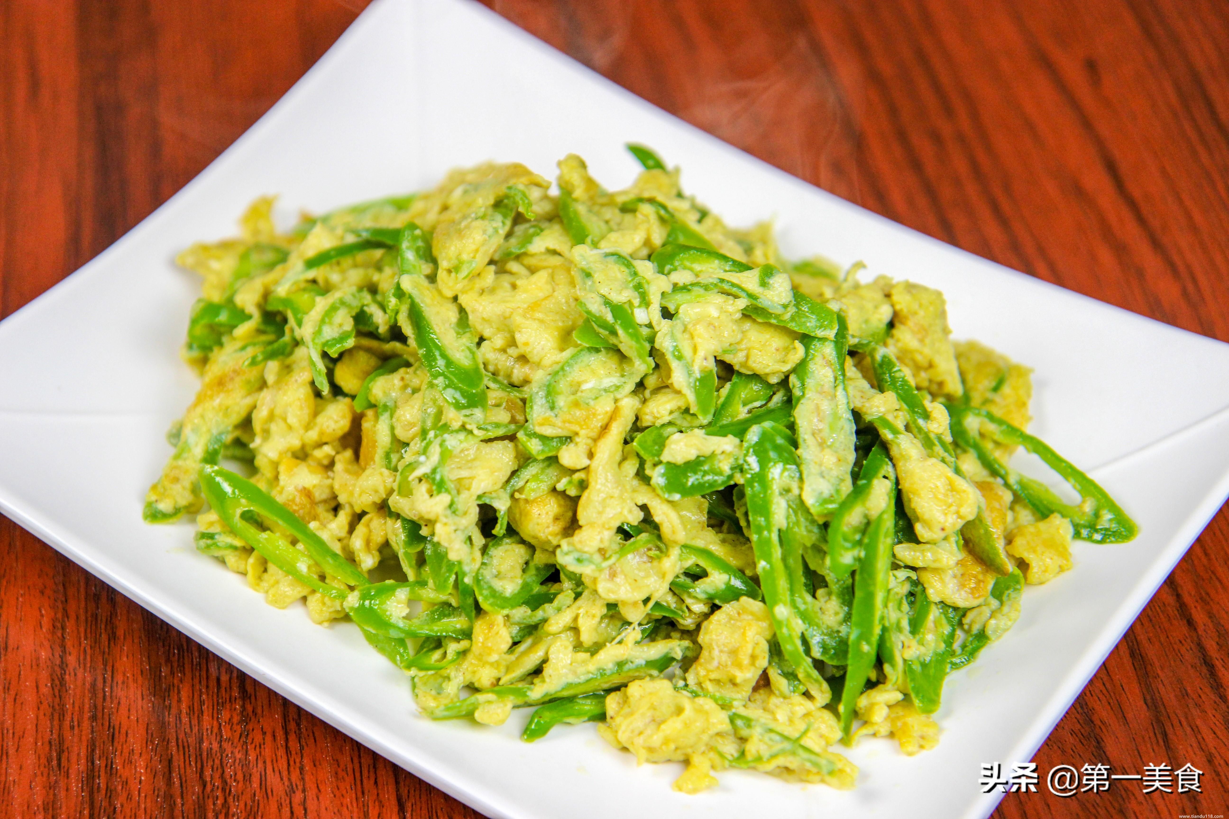 青椒炒雞蛋的做法（青椒炒雞蛋怎么做）(圖7)