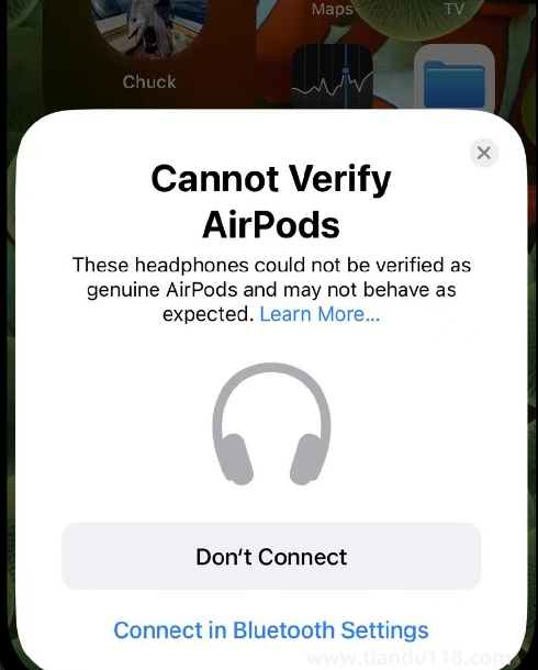 iOS16可檢測(cè)假冒AirPods真的假的2