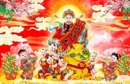 2023春節(jié)請財神爺貼大門上嗎（財神什么時候貼最好）